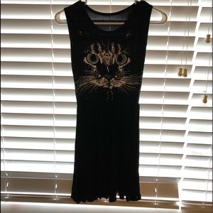 Cat tank dress